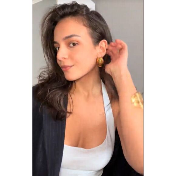 ZARA FITTED HALTER TOP - Picture 3 of 10